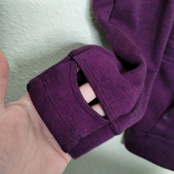 Nike Sportswear Tech Fleece Cape Women's Zip-Up Hoodie Purple Women's Size Small - Picture 3 of 7